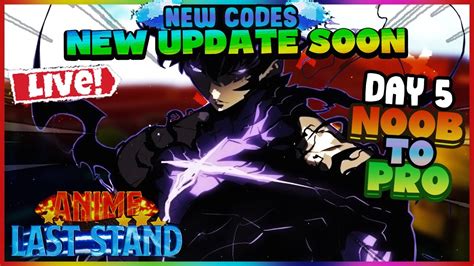 Anime Last Stand Secret Codes Prepping Update Free Carriers