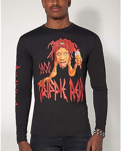 Trippie Redd Official Merchandise Lifes A Trip Long Sleeve Shirt Mens