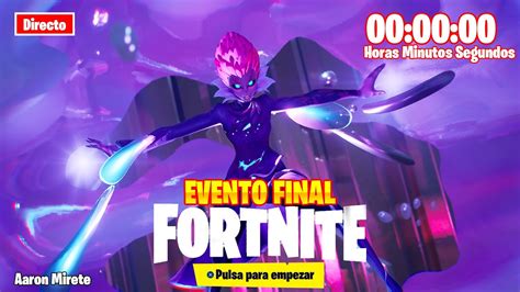 AHORA EVENTO FINAL FRACTURA EN FORTNITE Final Capítulo 3 YouTube