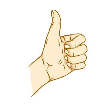 Illustration Of Thumbs Up Expression Okay Vector Illustration Okay