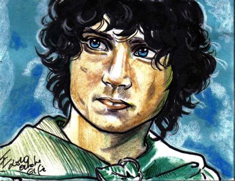 Frodo Baggins By Bulma24 On Deviantart Lotr Copic Markers Colored