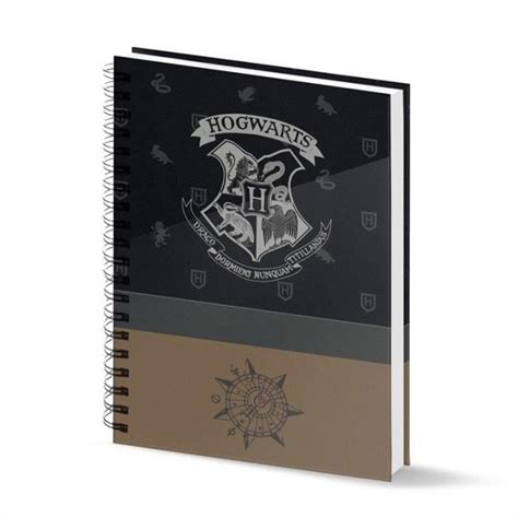 Carnet Spirales A Harry Potter Poudlard Boussole Unique Cdiscount