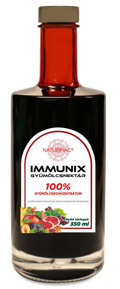 Naturpiac Immunix Gyümölcsnektár 350 Ml