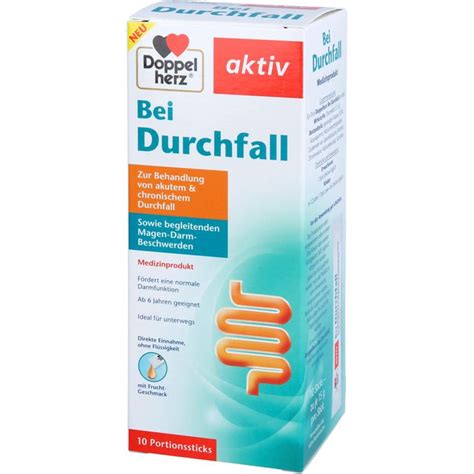 DOPPELHERZ Bei Durchfall flüssig Sticks wir leben Apotheken