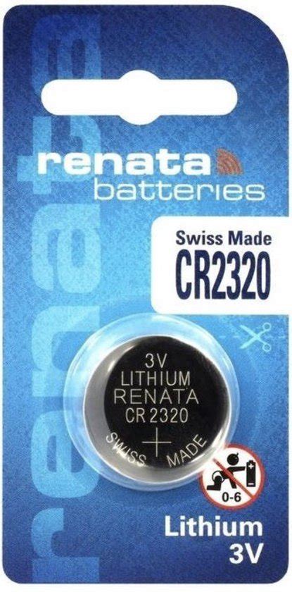 Renata Lithium Batterij Knoopcel Cr Stuks V Made In