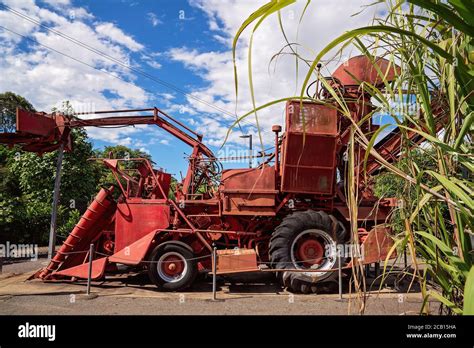 Prototype Of A Mechanical Sugar Cane Harvester Mass Produced For The