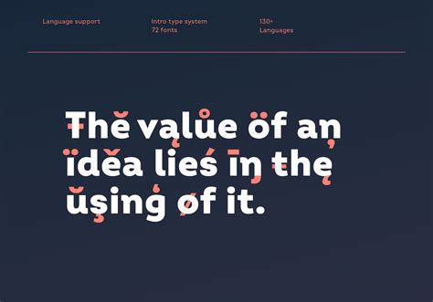 intro font family behance