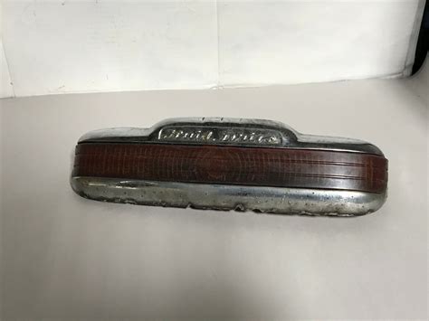 1946 1947 1948 Chrysler Fluid Drive Used Trunk Lid Stop Light Bezel W Lens Ebay