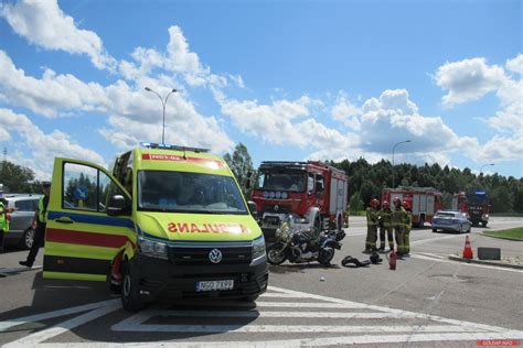 Kolizja Motocykla I Samochodu Na Obwodnicy