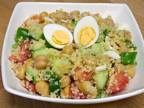 Ensalada De Cous Cous Y Garbanzos Mis Cosillas De Cocina