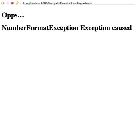 Spring Mvc Exception Handling Geeksforgeeks