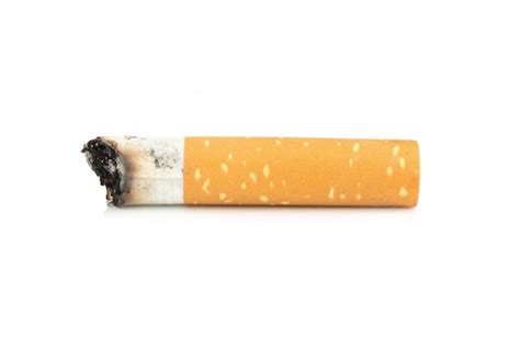 Premium Photo Cigarette Butt Isolated On White Background