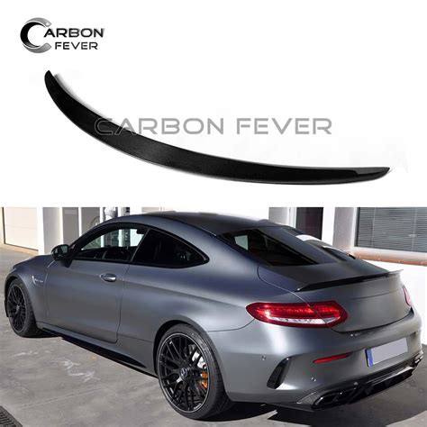 W205 Carbon Fiber C43 Rear Trunk Spoiler For Mercedes C Class W205 2