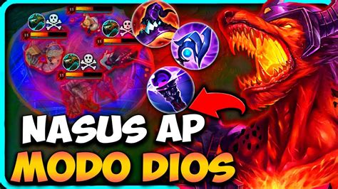 La BUILD MÁS WTF de NASUS MODO DIOS AP DESINTEGRA a TUS ENEMIGOS