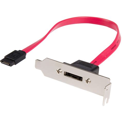 Startech Low Profile Sata To Esata Plate Adapter Add An Esata