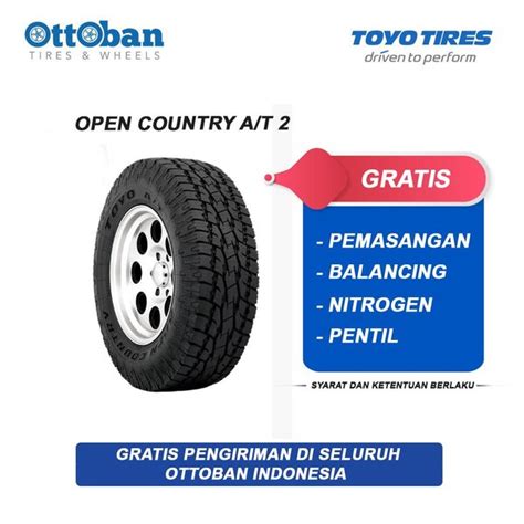 Jual Toyo Tires Open Country AT2 LT 275 70 R18 125S Ban Mobil Di Lapak