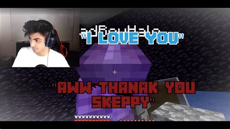 Skeppy Tells Badboyhalo He Loves Him Skephalo Moments Youtube