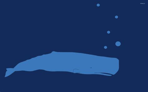 Blue Whale Wallpaper Minimalistic Wallpapers 15897