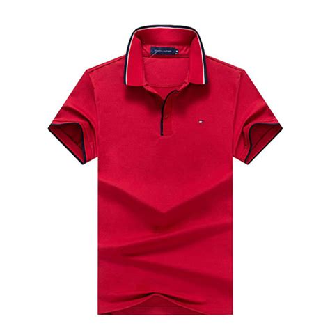 Buy Tommy Hilfiger Custom Fit Polo Shirt In Red Lagos Nigeria