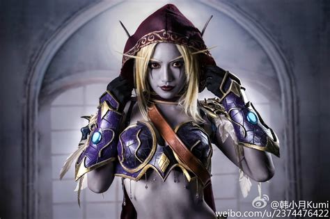 国人美女玩家cos希女王：为了希尔瓦娜斯的胜利 新浪魔兽世界专区