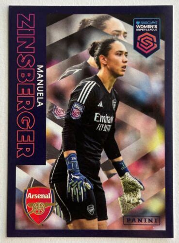 Panini Women S Super League Manuela Zinsberger Arsenal Sticker