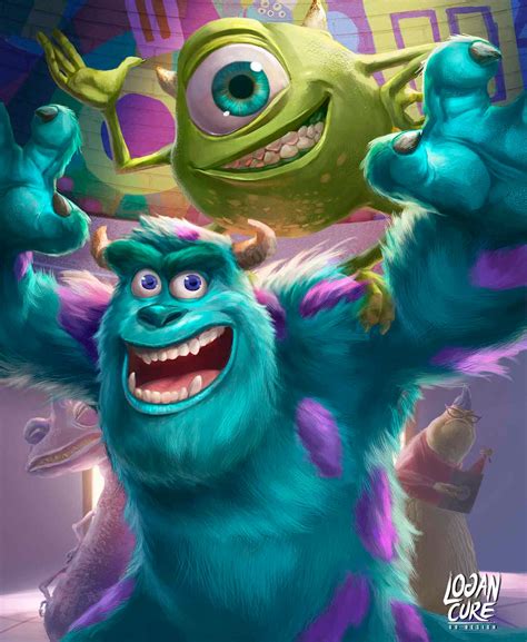 Monsters inc - Mike and Sullivan on Behance