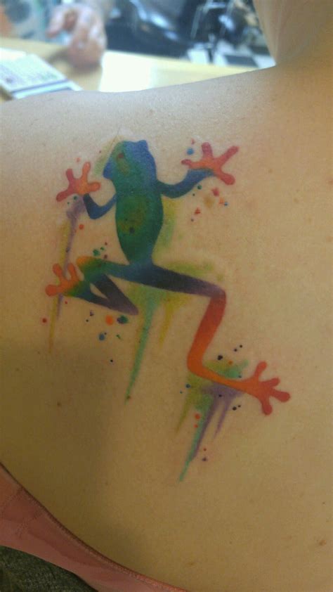 Watercolor Frog Tattoo At Getdrawings Free Download