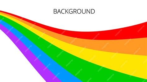 Premium Vector Abstract Rainbow Design Background Template