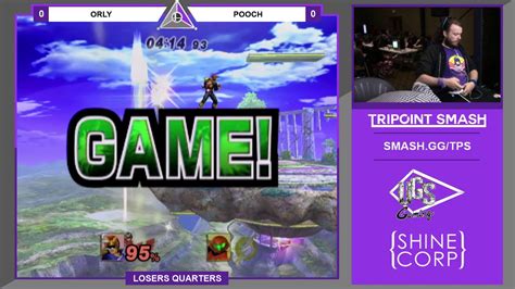 Orly Falcon Vs Pooch Samus Sheik Tripoint Smash Pm Losers