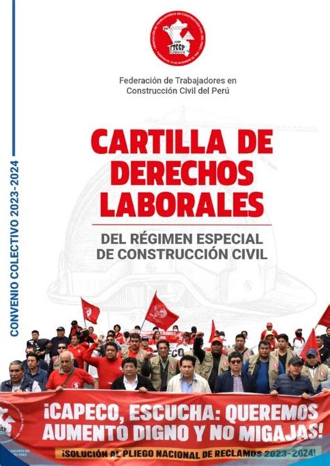 Perú FTCCP lanza la Cartilla de Derechos Laborales del Convenio