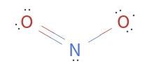 Structure et schéma de Lewis du Dioxyde d azote
