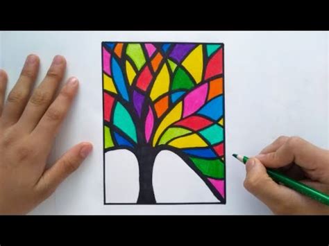 Como Dibujar Un Rbol Abstracto Paso A Paso How To Draw An Abstract