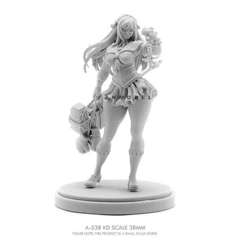 38MM Resin Model Kits Figure Beauty Colorless And Self Assembled A 538