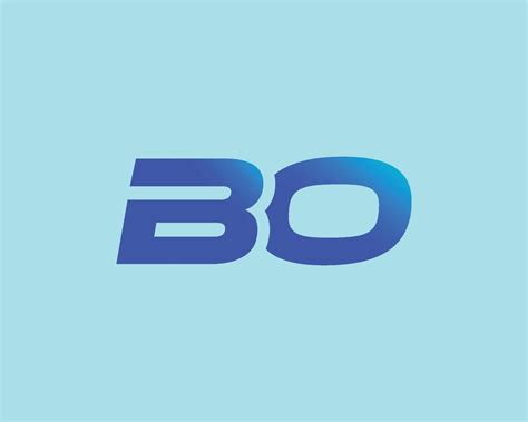 Bo Ob Logo Design Vector Template Vector Art At Vecteezy