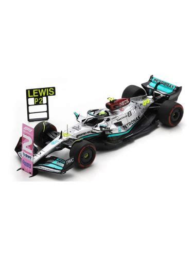 SPARK MODEL S8556 MERCEDES F1 L HAMILTON 2022 N 44 2nd BRAZIL GP W PIT