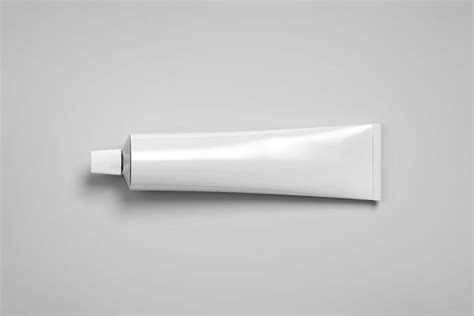 Blank White Realistic Tube For Toothpaste Lotion Vector Image Atelier