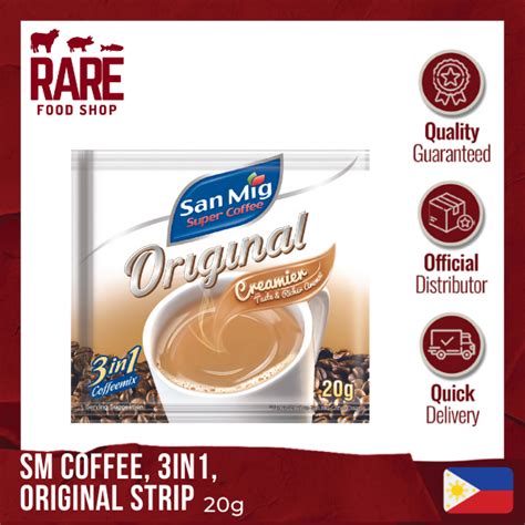 San Miguel Coffee Original Strip 3in1 20g 10 Sachets Lazada Ph