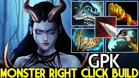 GPK Queen Of Pain Monster Right Click Build No Mercy Dota 2 YouTube