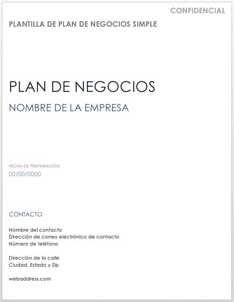 Ambiente proteccion congestión plan de negocio plantilla alimentar