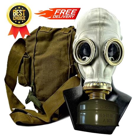 Купить Противогаз Soviet Russian Military Gas Mask Gp 5 Full Set Rare Sizes в интернет магазине