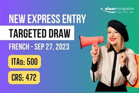 Targeted Express Entry Draw For French Language Sep 27 2023