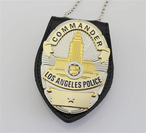 Los Angeles Police Department Lapd Badge Replicpolice Officer