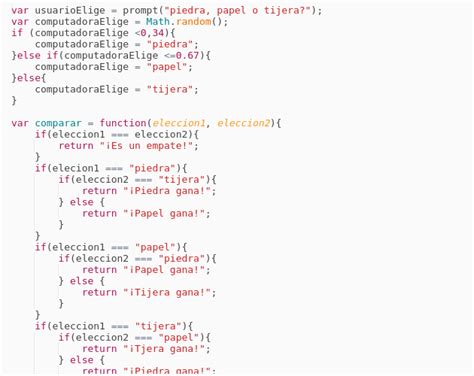 Juego Piedra Papel O Tijera En Java Script Codepad