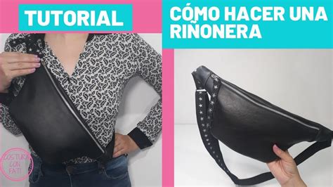 DIY CÓMO HACER UNA RIÑONERA FÁCIL Cómo coser una cangurera Riñonera