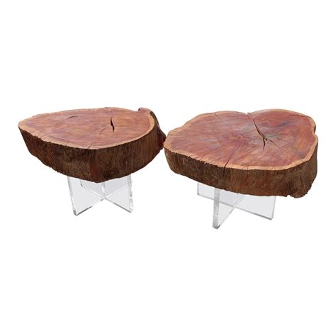 Charles And Ray Eames Ltr Eucalyptus Wood Side Table Limited Edition At