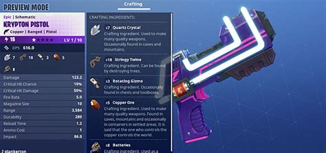 Fortnite Save The World Complete Weapons List Guide – GameSkinny