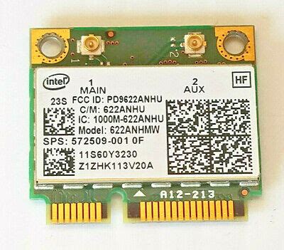 Intel Wifi Mini Pci Express Adapter Anhmw Anhu Fru