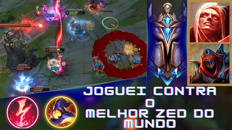 Joguei Contra O Aiye O Melhor Zed Br Vladimir Gameplay League Of