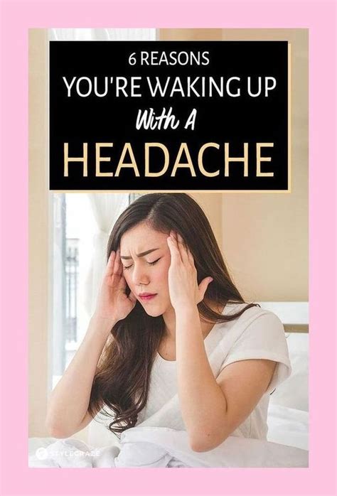 6 Reasons You Re Waking Up With A Headache Good Health Tips Health