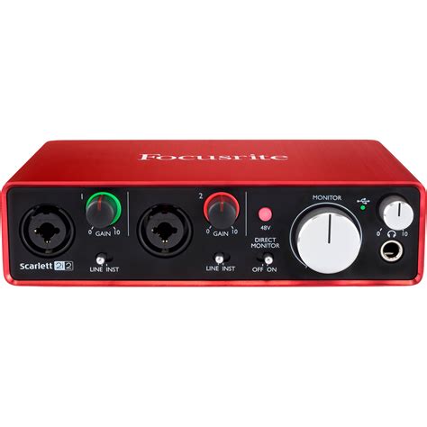 Focusrite Scarlett 2i2 Usb Audio Interface Scarlett 2i2 2nd Gen